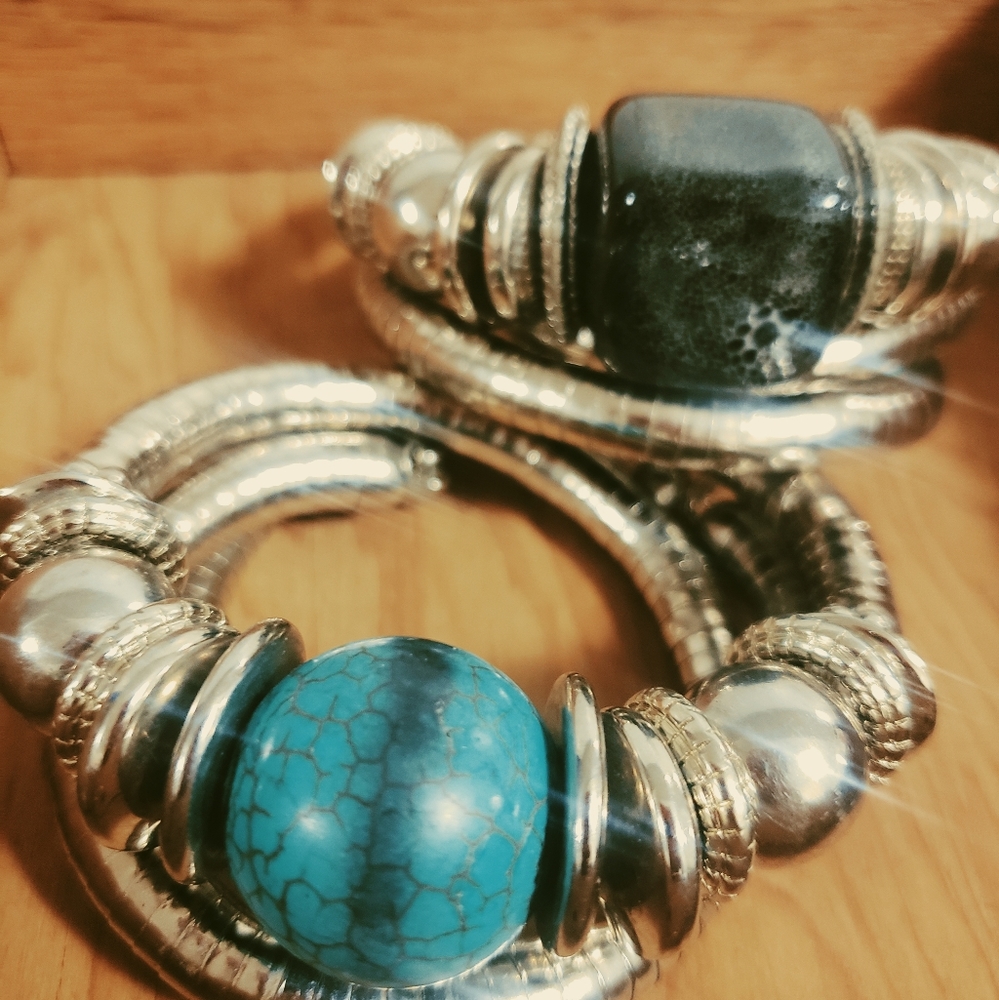 Boho Coiling Bangles